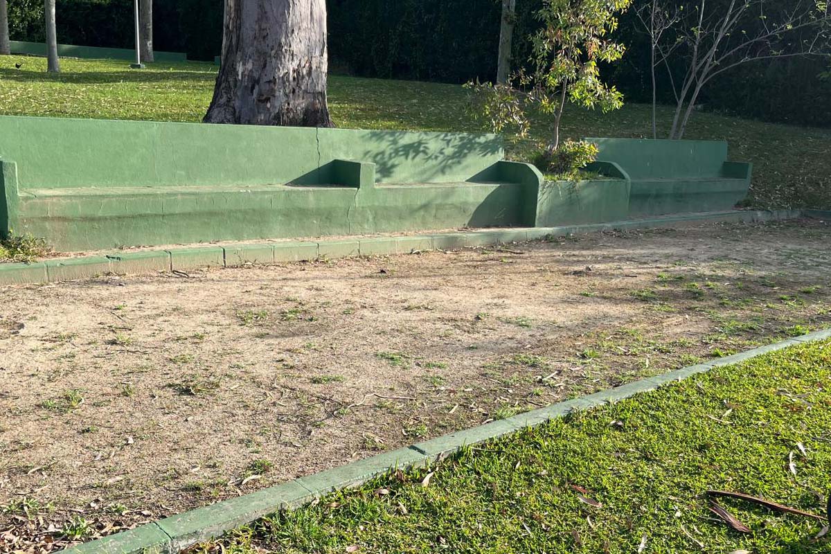 Pista de petanca de la Urbanización Parque Antena